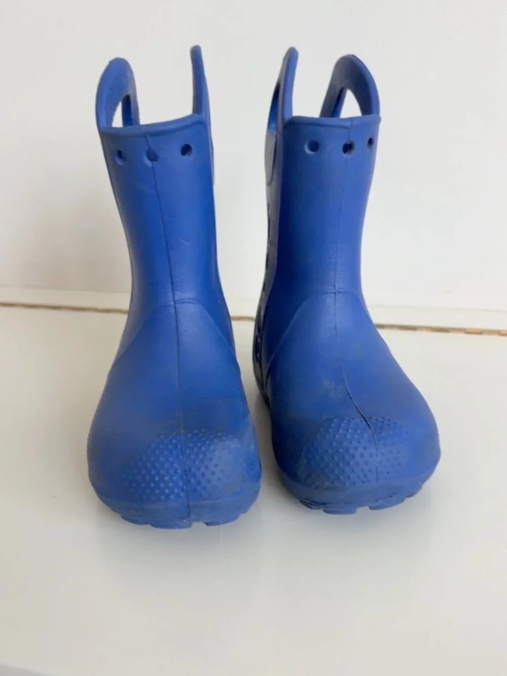 CROCS Handle It Rain Boots Bright Blue Kids C10